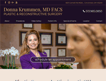 Tablet Screenshot of krummenplasticsurgery.com